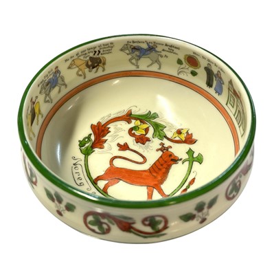 Lot 231 - A Porsgrund Norge wedding procession bowl.