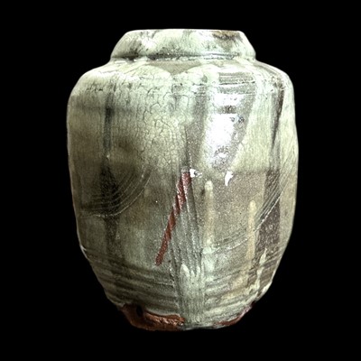 Lot 82 - A studio pottery vase with indistinct maker's...