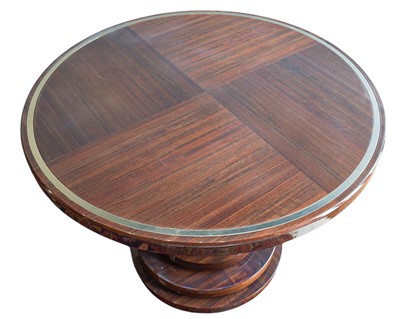 Lot 399 - Superyacht furnishings, a contemporary circular dining table.