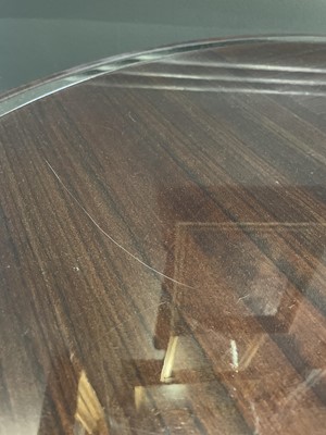 Lot 399 - Superyacht furnishings, a contemporary circular dining table.