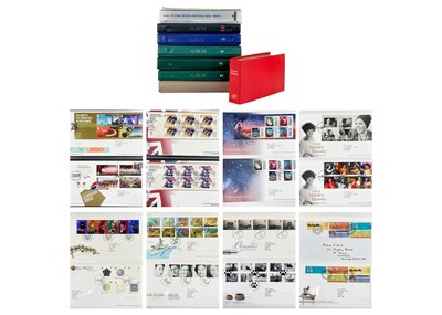 Lot 205 - Eight albums of GB First Day Covers.