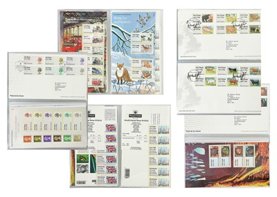 Lot 173 - A royal Mail Post & Go album containing 13 Post & Go packs.