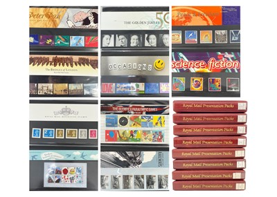 Lot 168 - Eight Royal Mail Presentation Pack albums which appears complete.