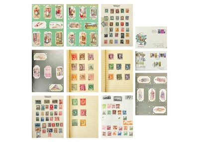 Lot 188 - A quantity of World stamps, cigarette cards and GB First Day Covers.