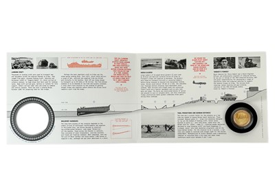 Lot 6 - A D-Day Innovations £2 gold proof First Day Cover.