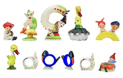 Lot 270 - A collection of novelty ceramics.