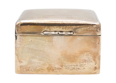 Lot 199 - A silver cigarette box by A & J Zimmerman Ltd.