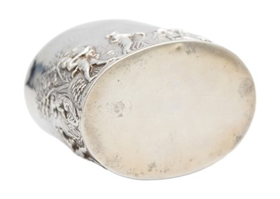 Lot 200 - A Victorian silver tea caddy by George Nathan & Ridley Hayes.