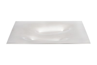 Lot 215 - A modernist Italian silver Gabriele De Vecchi 'TAJ' tray.