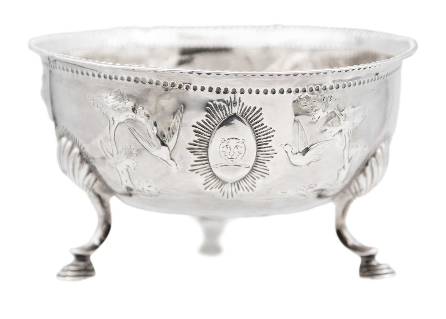 Lot 191 - A good William IV Irish silver sugar bowl by Joseph Jackson.