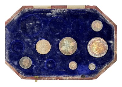 Lot 85 - A George V 1911 Royal Mint cased part specimen coin set.