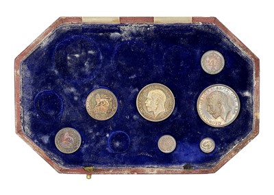 Lot 85 - A George V 1911 Royal Mint cased part specimen coin set.