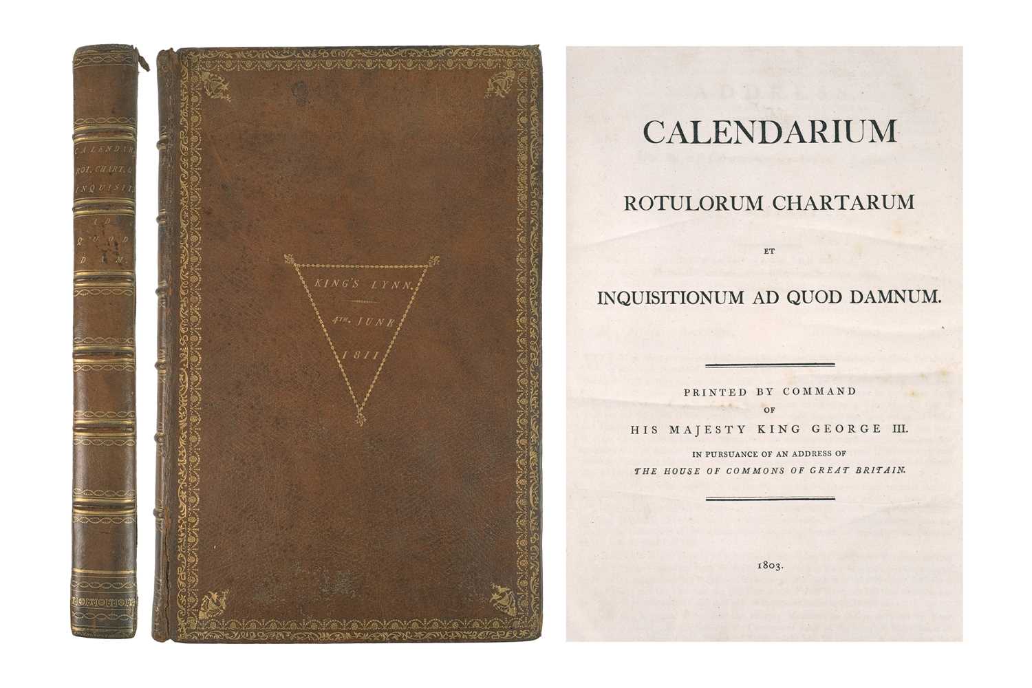 Lot 51 - (Parliament) Robert Lemon (compiler) and John Caley (ed)