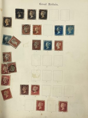 Lot 184 - A collection of stamps with an 'Imperial' album with Victorian empire examples.