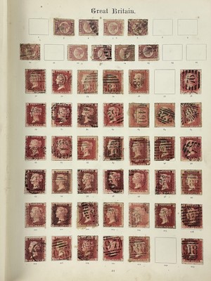 Lot 184 - A collection of stamps with an 'Imperial' album with Victorian empire examples.
