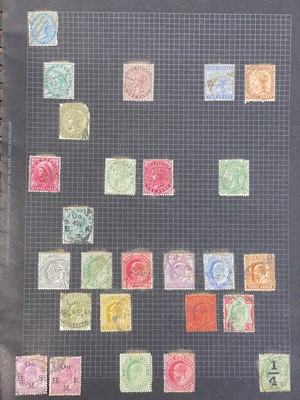 Lot 184 - A collection of stamps with an 'Imperial' album with Victorian empire examples.