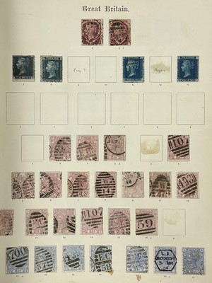 Lot 184 - A collection of stamps with an 'Imperial' album with Victorian empire examples.