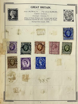 Lot 184 - A collection of stamps with an 'Imperial' album with Victorian empire examples.