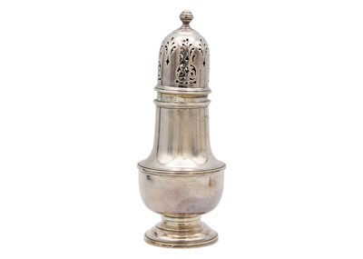 Lot 287 - A modern silver sugar caster by William Suckling Ltd.