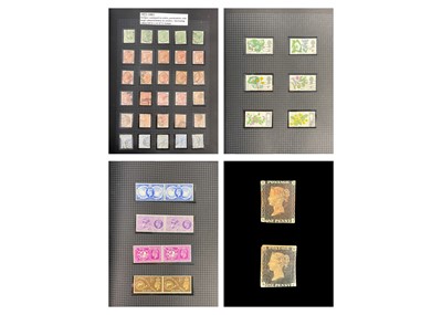 Lot 147 - A good collection of GB stamps, mint and used in three albums, 1840-1970.