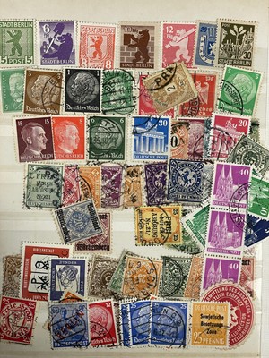 Lot 164 - A World stamp assortment in four Ideals & other albums.