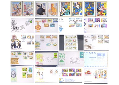 Lot 131 - A GB collection of Guernsey FDC's 1969-2000 within albums.