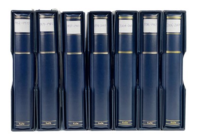 Lot 194 - A set of seven KaBe hingeless stamp albums.