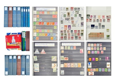 Lot 133 - A collection of World A-Z stamps in 10 large and 4 medium stock books.