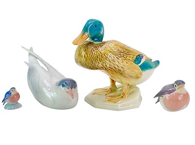 Lot 189 - A Beswick figure of a mallard duck.