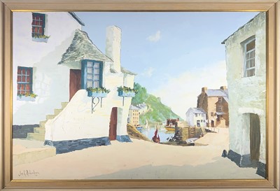 Lot 218 - James R. RICHARDSON (XX) Polperro Two oils on...