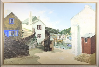 Lot 218 - James R. RICHARDSON (XX) Polperro Two oils on...