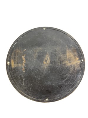 Lot 390 - A Smiths Astral brass bulkhead wall clock.