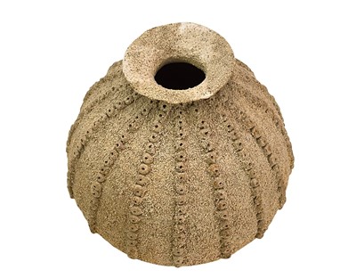 Lot 313 - Ceramic Sea Urchin Squat Vase