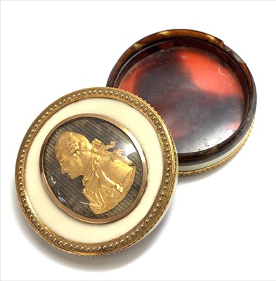 Lot 2456 - An 18th century European ivory snuff box...