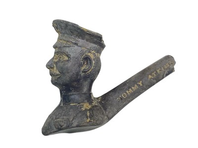 Lot 20 - WWI Interest A 'Tommy Atkins' clay pipe.