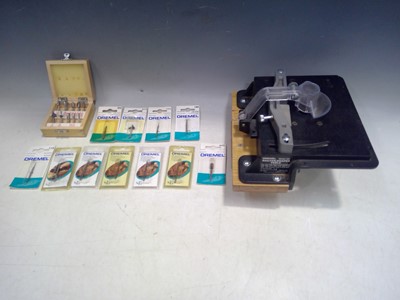 Lot 17 - A Dremel, Router / Shaping Table. The Dremel...