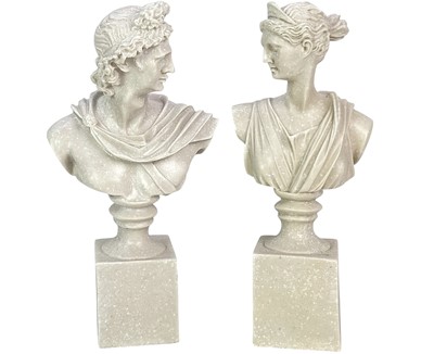 Lot 15 - A pair of classical busts.