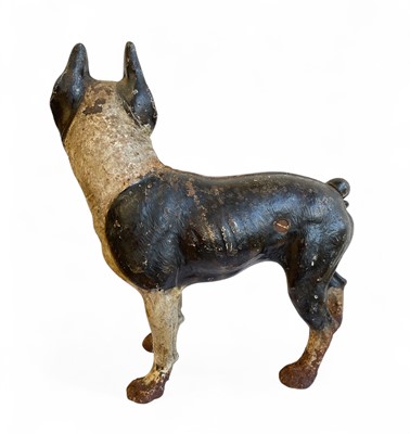 Lot 2 - An American cast iron Boston Terrier doorstop.