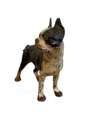 Lot 2 - An American cast iron Boston Terrier doorstop.