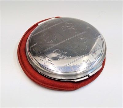 Lot 2561 - A Georg Jensen Silver compact no. 231D...