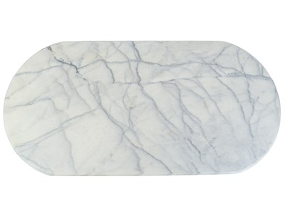 Lot 329 - A marble top conservatory/garden table.