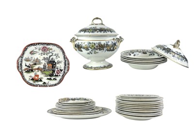 Lot 215 - A Wedgwood pearlware 'Bramble' part service.