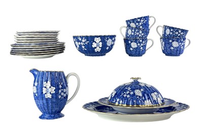 Lot 195 - A Victorian Copeland 'Prunus' breakfast set.