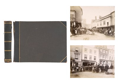 Lot 355 - A late 19th early 20th century photograph album