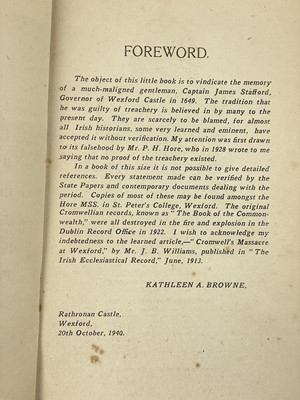 Lot 183 - (Irish History) Kathleen A. Browne