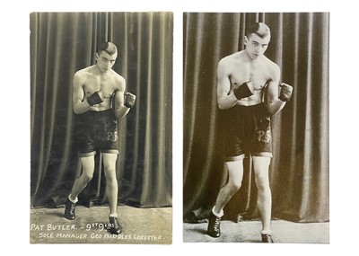 Lot 108 - (Boxing) Pat Butler. British Welterweight Champion 1934-36