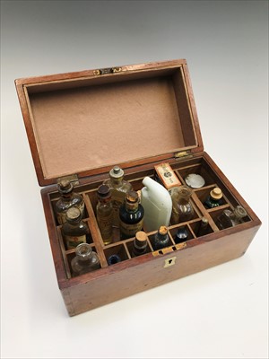 Lot 4 - A 19th century mahogany box with brass...