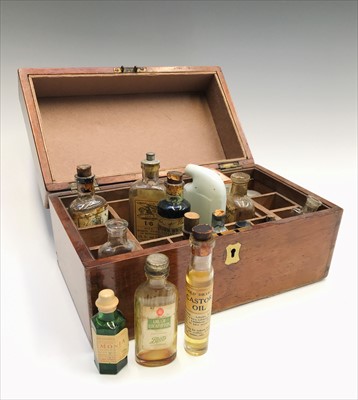 Lot 4 - A 19th century mahogany box with brass...