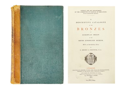 Lot 398 - A DESCRIPTIVE CATALOGUE OF THE BRONZES OF...