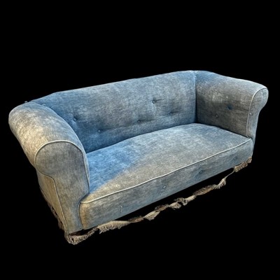 Lot 11 - Circa 1900, a two-seater Chesterfield style...